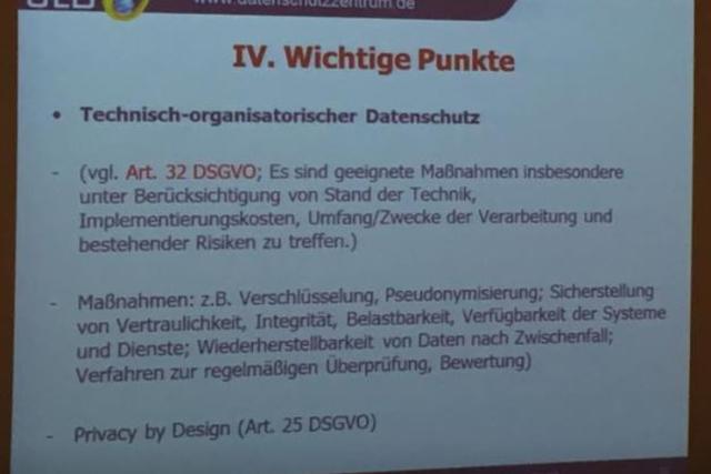 180925 Foto Datenschutzgrundverordnung